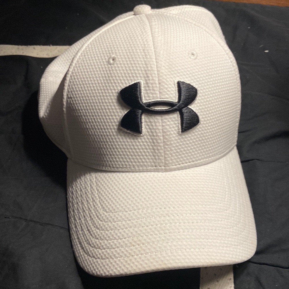 Under Armour White Golf Hat